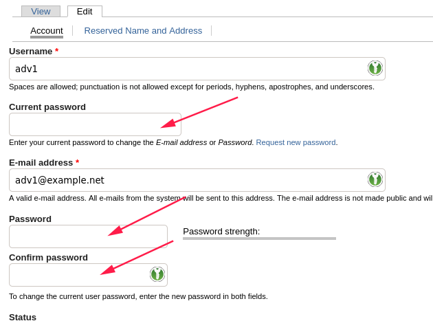 Change Or Reset My Password Ptp Power On Network